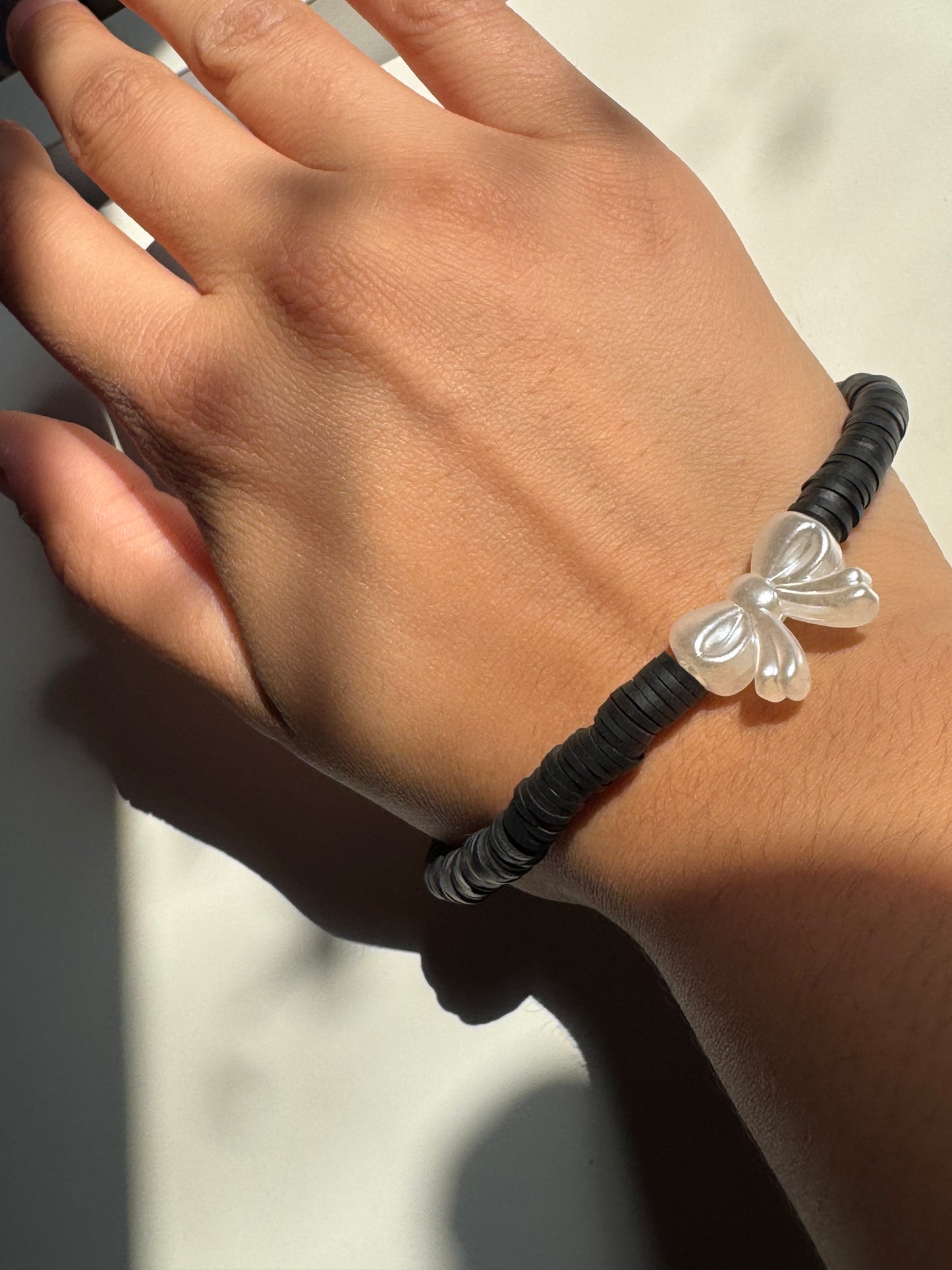 Black w/ White Bow